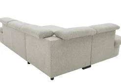 PGS Firenze Ecksofa links - mit Bettfunktion - Stoff