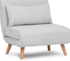 Emob Folde Single 1-Sitzer-Schlafsofa | Teddystoff |