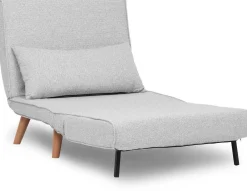 Emob Folde Single 1-Sitzer-Schlafsofa | Teddystoff |