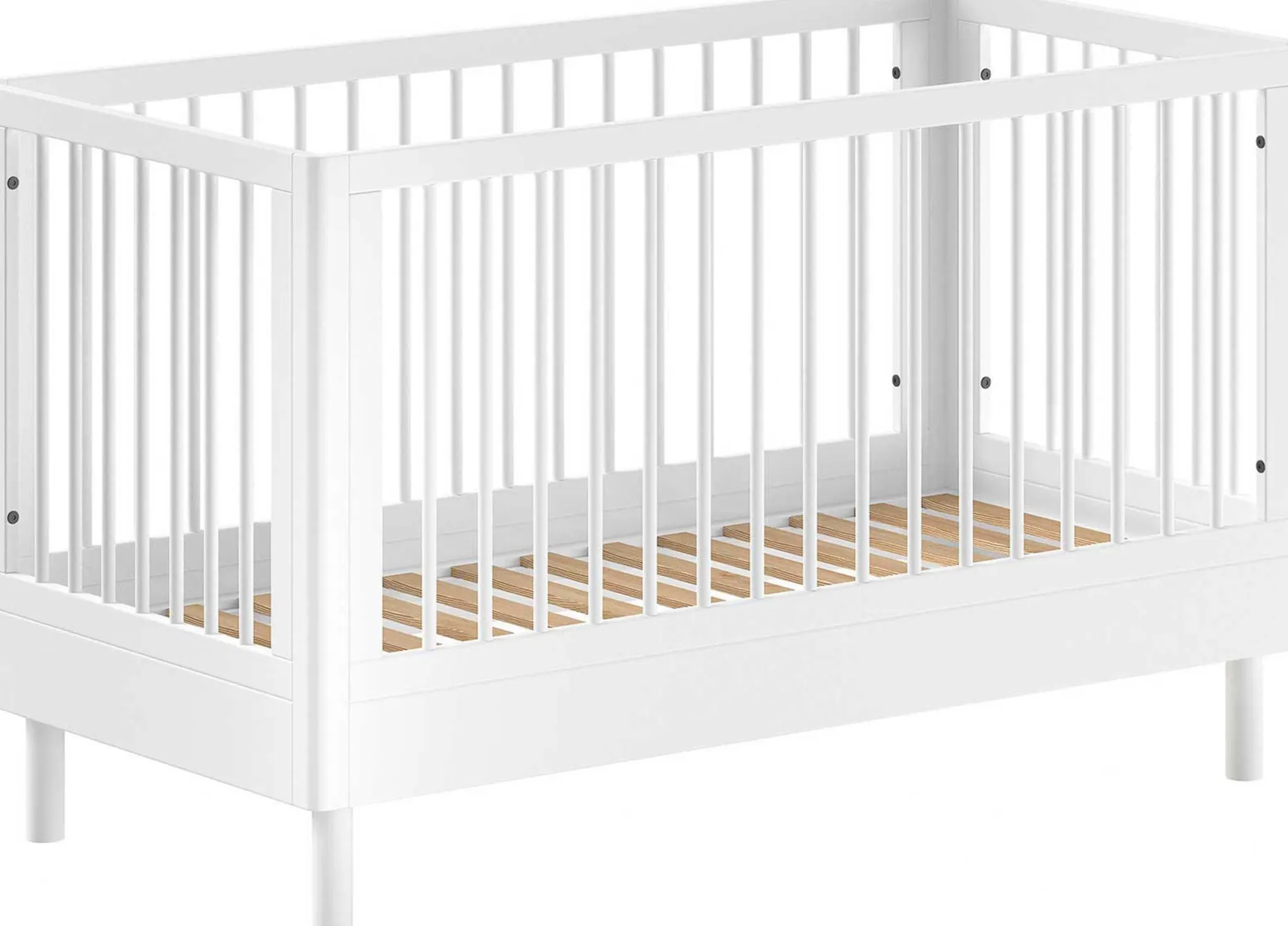 Forrest Babybett 70 x 140cm - verstellbar - Weißbuche