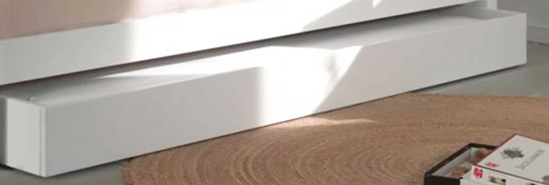 Forrest Hausbett 90x200cm mit Rollbett - Massivholz Buche - weiß