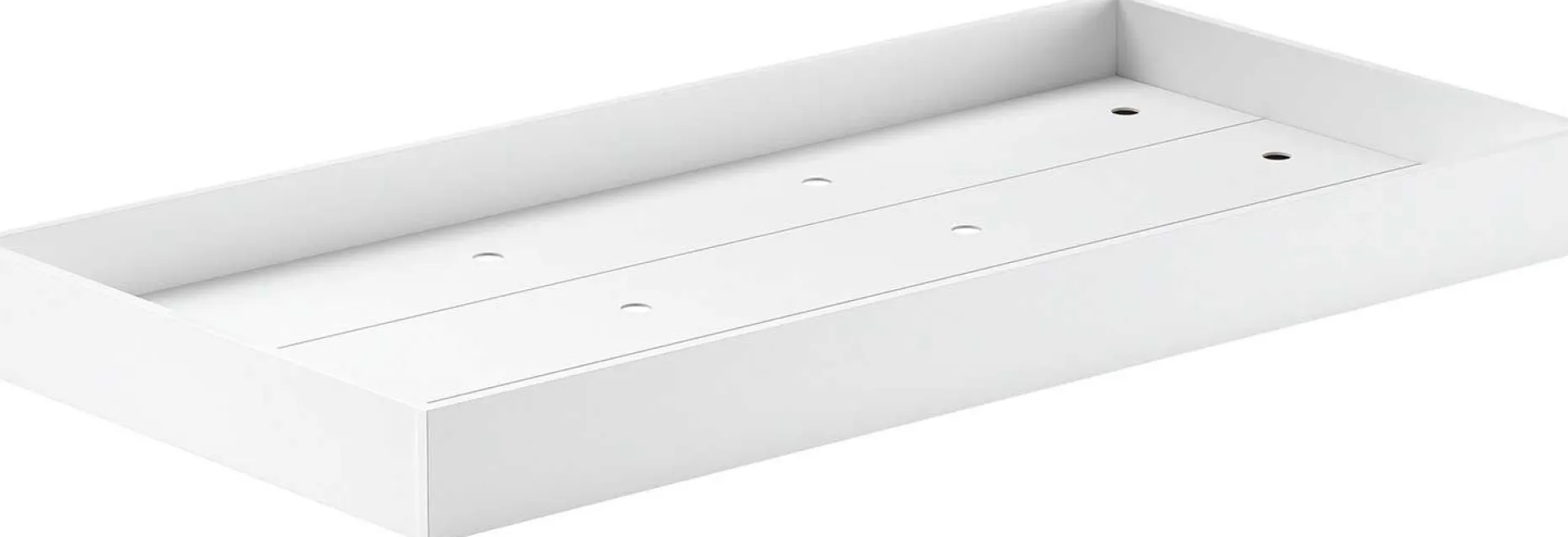 Forrest Hausbett 90x200cm mit Rollbett - Massivholz Buche - weiß