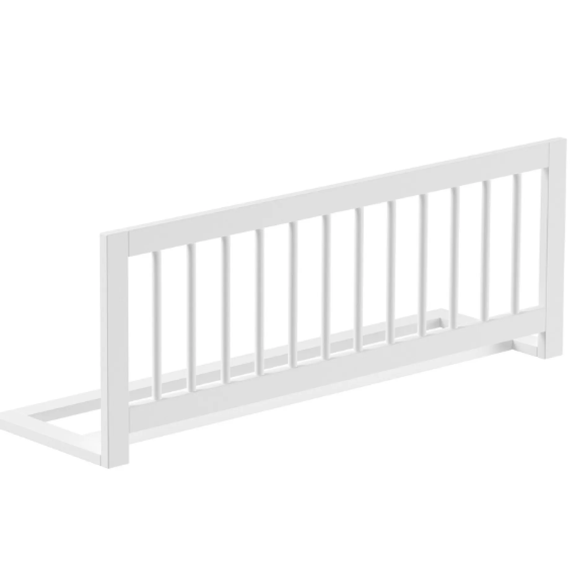 Forrest Hausbett 90x200 mit herunterklappbarem Schutzgitter und Bettzelt - weiß/rosa