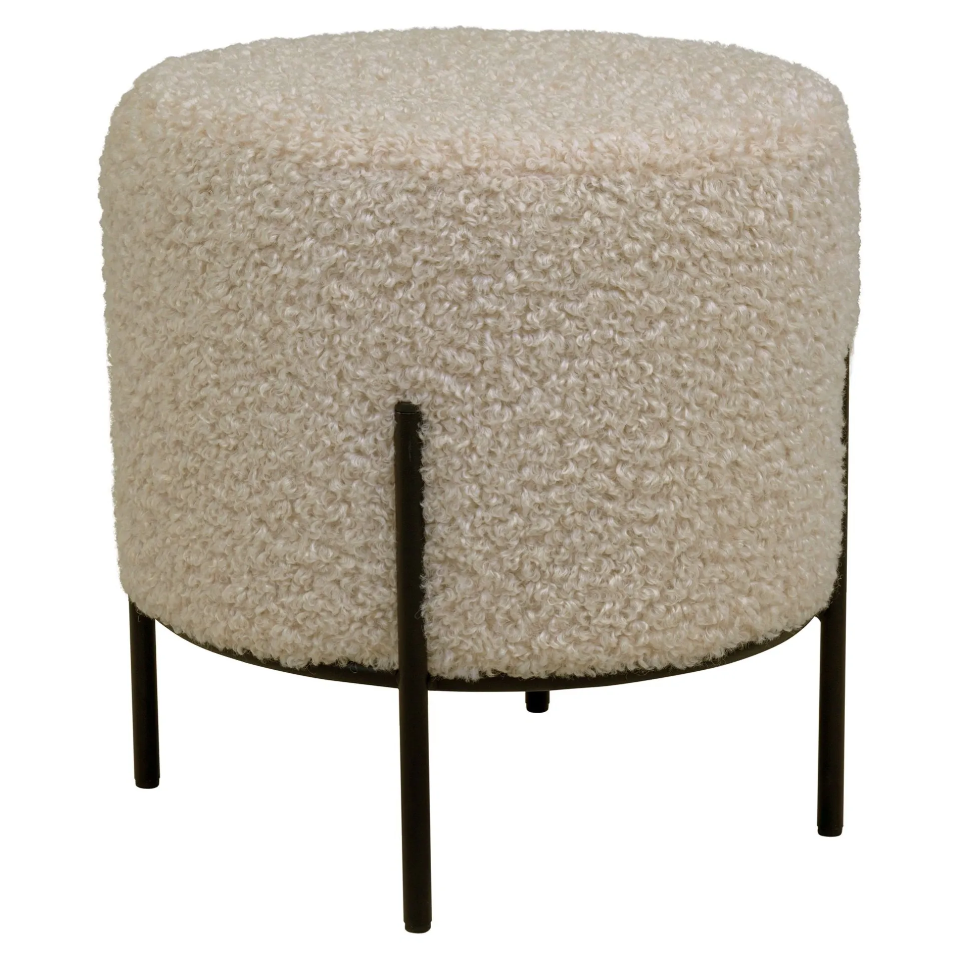 House Nordic Fußhocker Alford - Ø35x37cm -