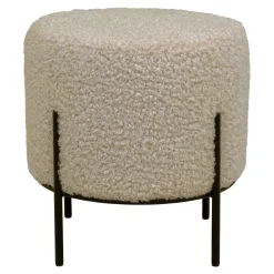 House Nordic Fußhocker Alford - Ø35x37cm -