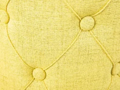 Interlink Fußhocker mit Deckel Yapak gepolstert - gelb-grün