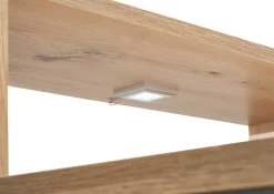 Kinder Emob Gaming-Schreibtisch Tudi inkl. Lampe - grau/holz