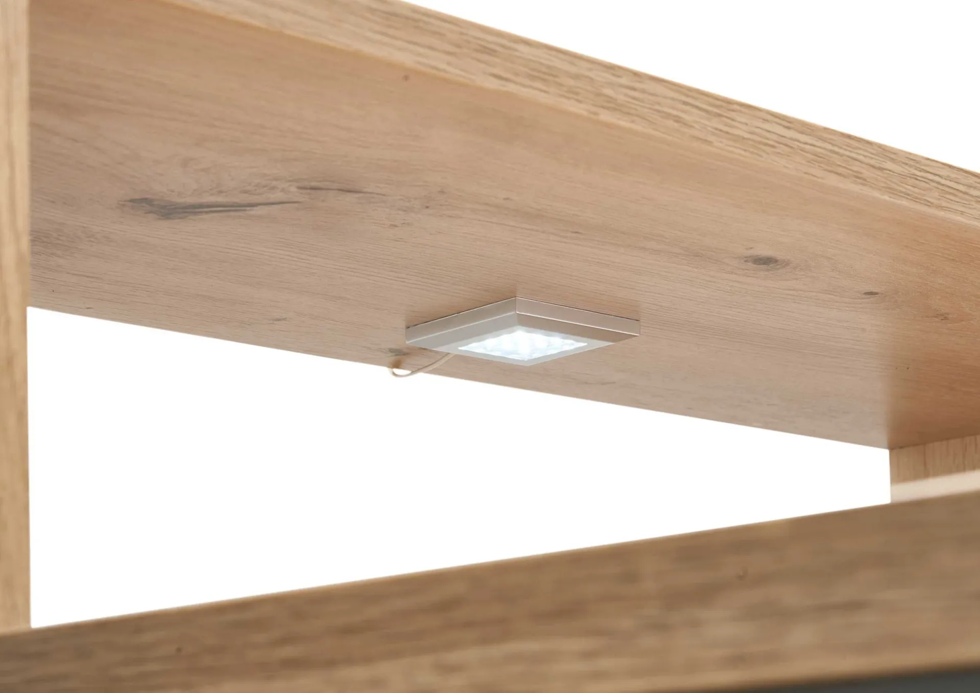 Kinder Emob Gaming-Schreibtisch Tudi inkl. Lampe - grau/holz