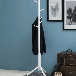 Garderobe Hannover - weiß lackiertes Holz