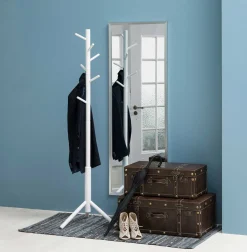 Garderobe Hannover - weiß lackiertes Holz