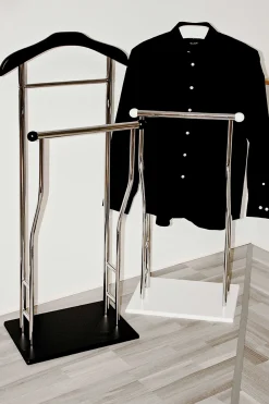 Garderobenständer | 45 x 30 x 110 cm | Schwarz