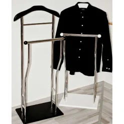 Garderobenständer | 45 x 30 x 110 cm | Schwarz