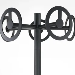 Garderobe Rad 5 Haken-schwarz
