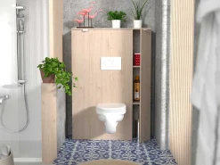 Garderobe Schalter - Eiche