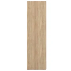 Garderobe Spike 112/185cm mit Vorhang - Eiche/Ecru