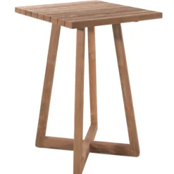 Gescova Garten-Bartisch Ella - recyceltes Teakholz - 80x80x107cm