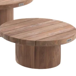 Gescova Garten Couchtisch Noah - Teakholz Ø60 x 25 cm -