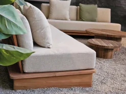 Gescova Garten Couchtisch Noah - Teakholz - Ø75 x 30 cm -