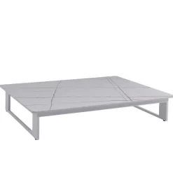 Gescova Garten-Couchtisch Raphael - Aluminium - 140x90x25 cm - Hell