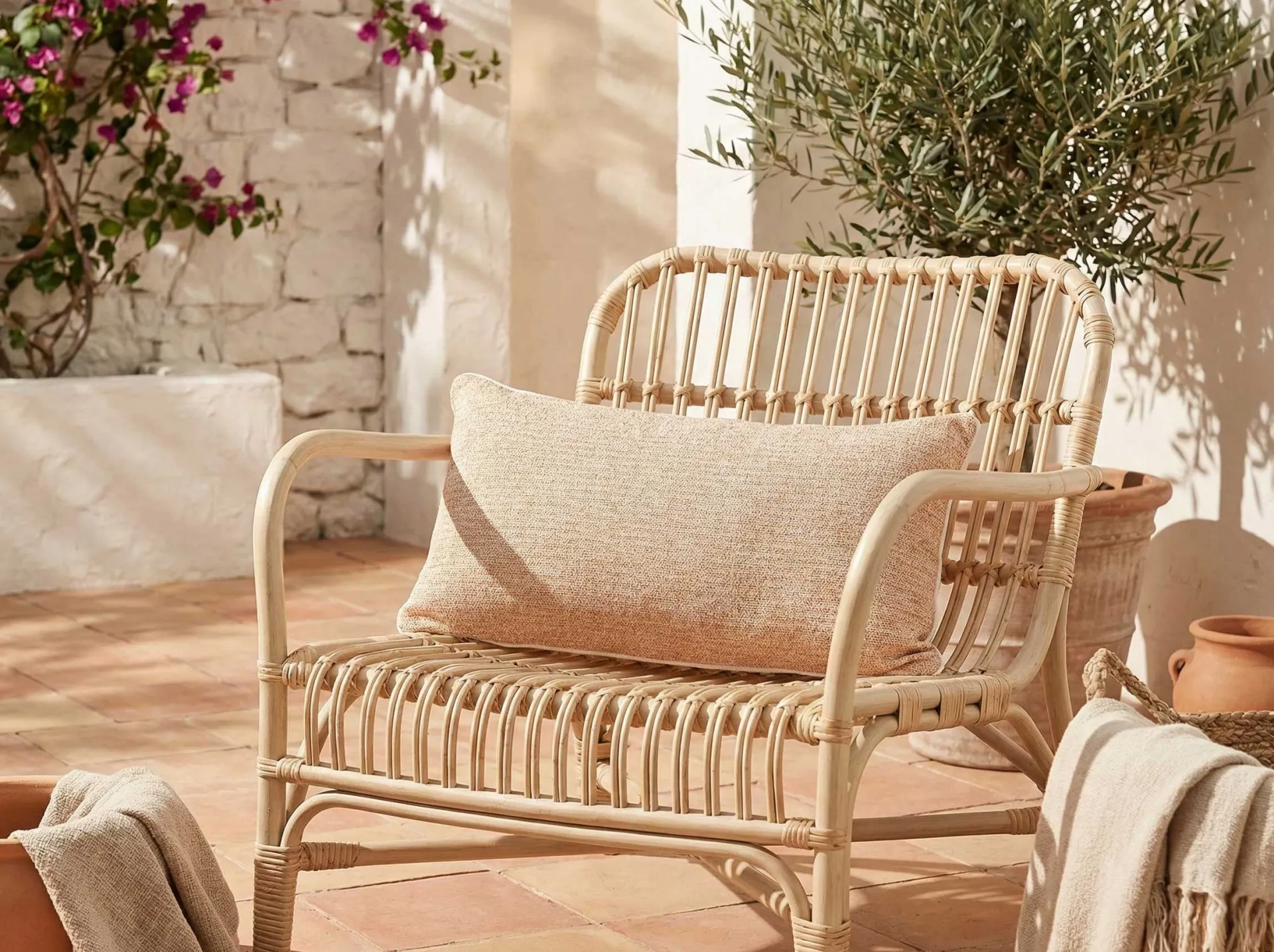 Gescova Gartenkissen Catania - 60 x 35 x 20 cm - - Stoff