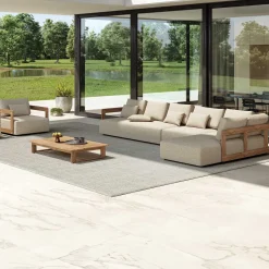 Gescova Garten-Lounge-Set Evanilson – Teakholz & Textilene –
