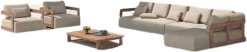 Gescova Garten-Lounge-Set Evanilson – Teakholz & Textilene –
