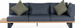 Gescova Garten-Lounge-Set Valdez - Aluminium und Texlene - 2 Sofas & Couchtisch -