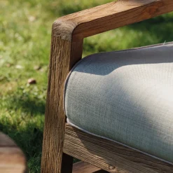 Gescova Garten-Sessel London - Teakholz & Sunbrella - 82x98x68cm - Beige Braun
