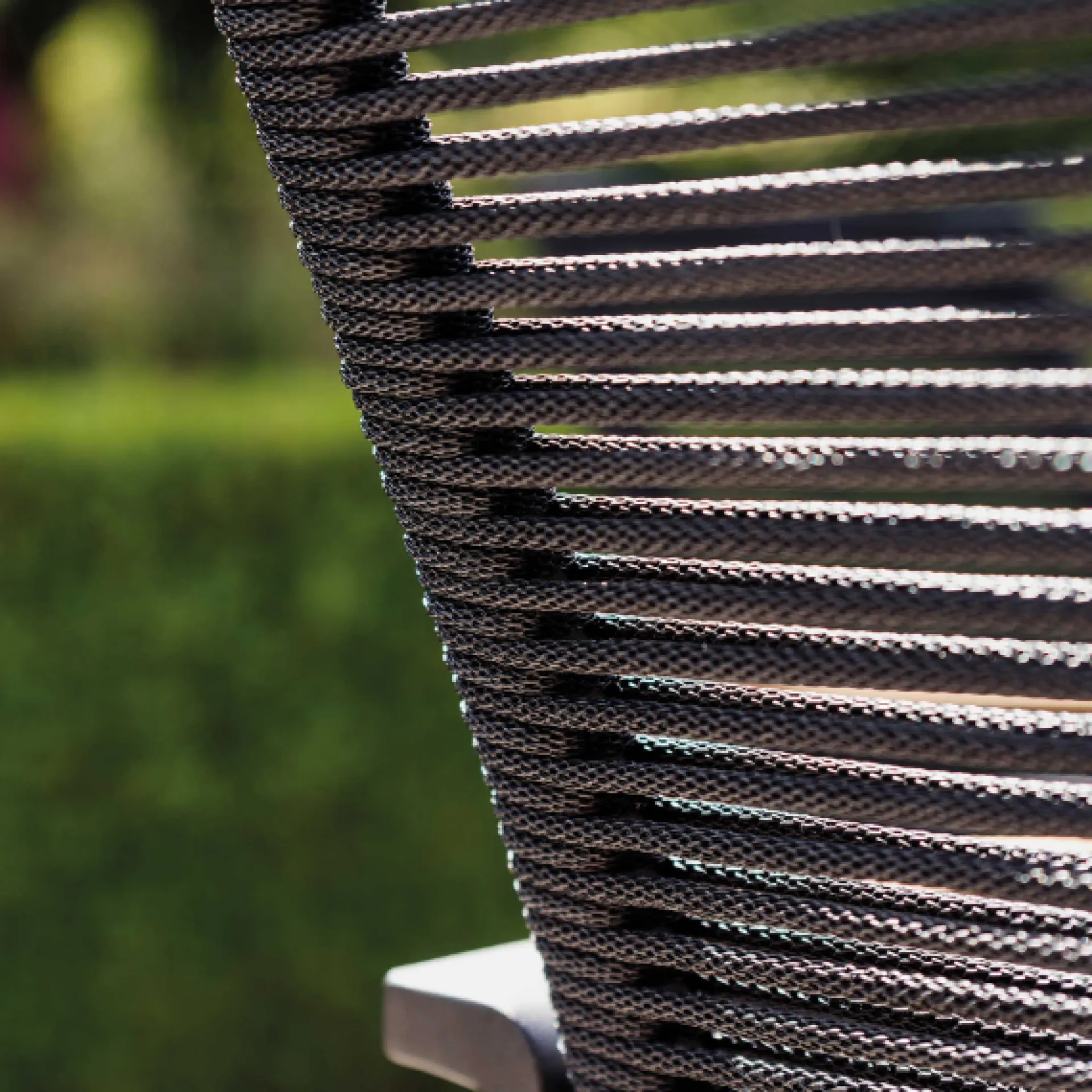 Gescova Gartenstuhl Aruba - Aluminium, Textileen, Holz - 55x60x87 cm - Charcoal