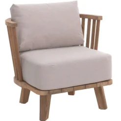 Gescova Gartenstuhl Fez - Teakholz mit Heritage Papyrus Kissen -