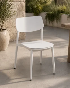 Gescova Gartenstuhl Minos - Mattes Aluminium - 45x52x81 cm