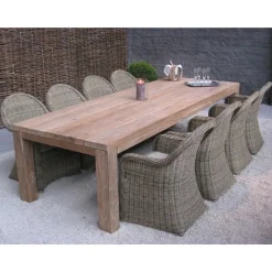 Gescova Gartentisch Darwin - Teakholz 180x90x78 cm -