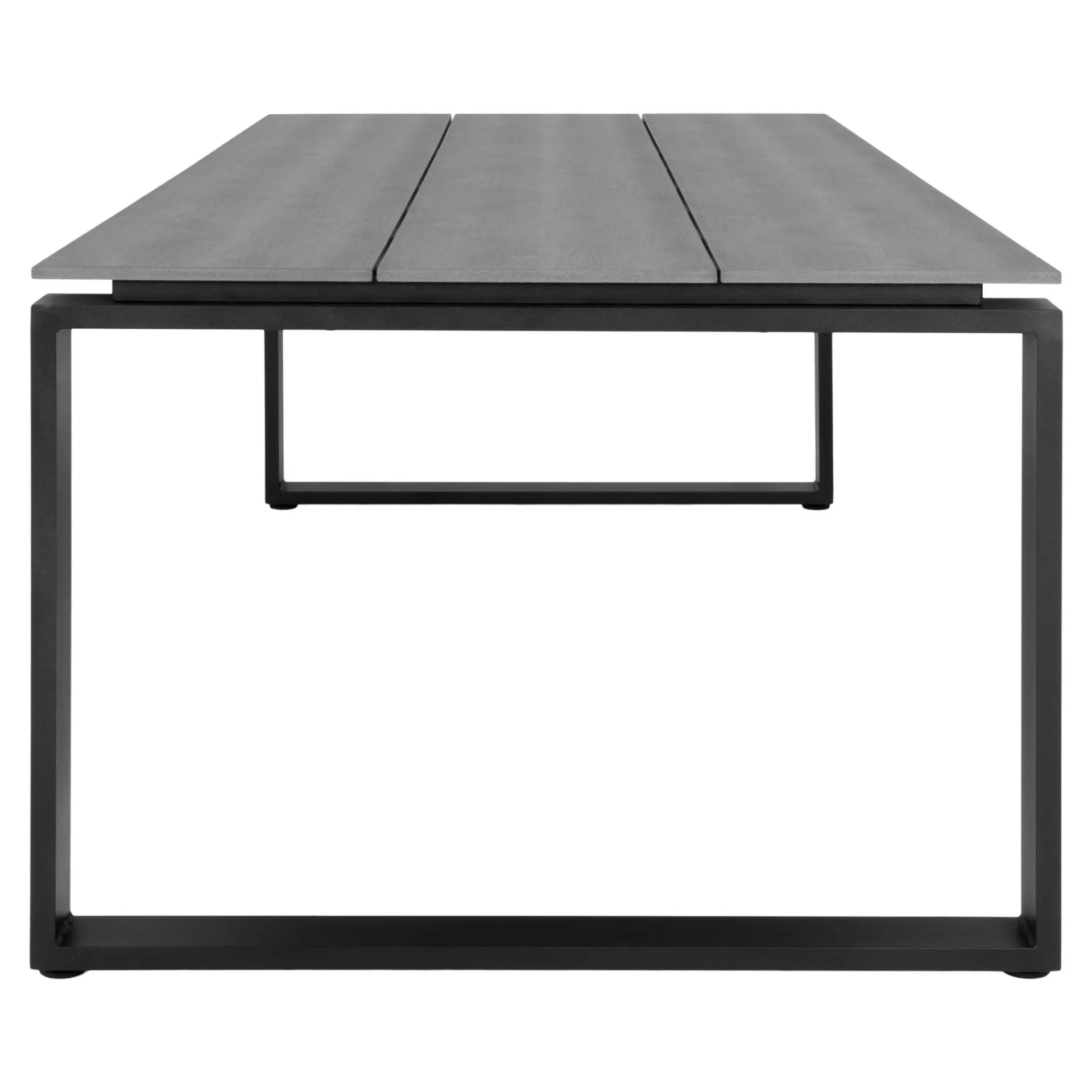 House Nordic Gartentisch Denver - 210x100x75 cm - grau/schwarz