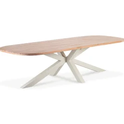 Gescova Gartentisch Feliz - Teakholz & Aluminium - 110x280x75cm - Beige