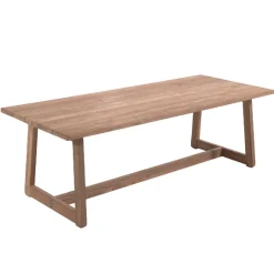 Gescova Gartentisch Isabella - recyceltes Teakholz - 250x100 cm -