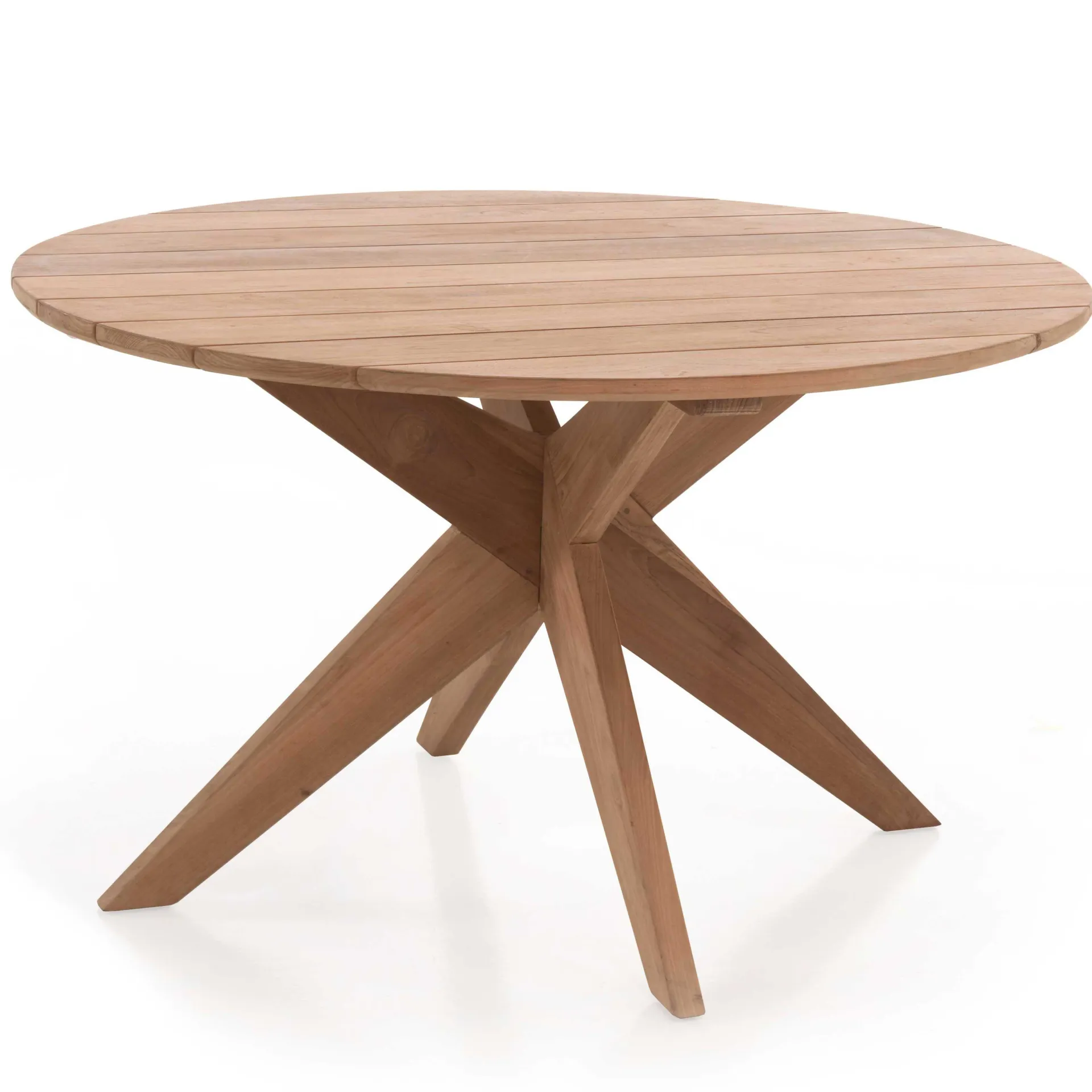 Gescova Gartentisch Java - Teakholz massiv - Ø165 cm -