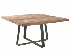 Gescova Gartentisch Margarite - Teakholz & Eisen - 150x150 cm -