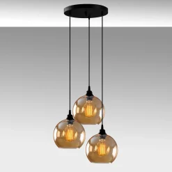 Emob Gold Kronleuchter | METALLGEHÄUSE | Gold, Schwarz