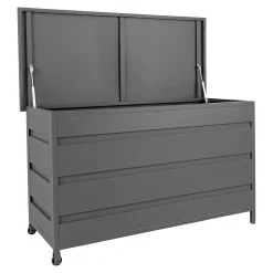 House Nordic e Aluminium Cassis-Kissenbox - Medium 130x60x75 cm
