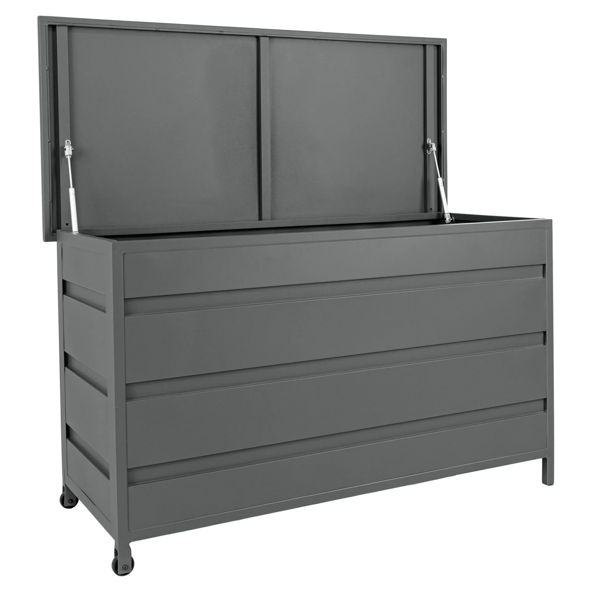 House Nordic e Aluminium Cassis-Kissenbox - Medium 130x60x75 cm