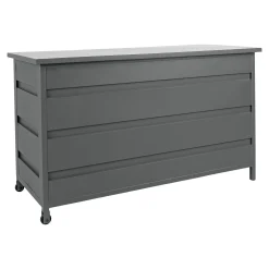 House Nordic e Aluminium Cassis-Kissenbox - Medium 130x60x75 cm