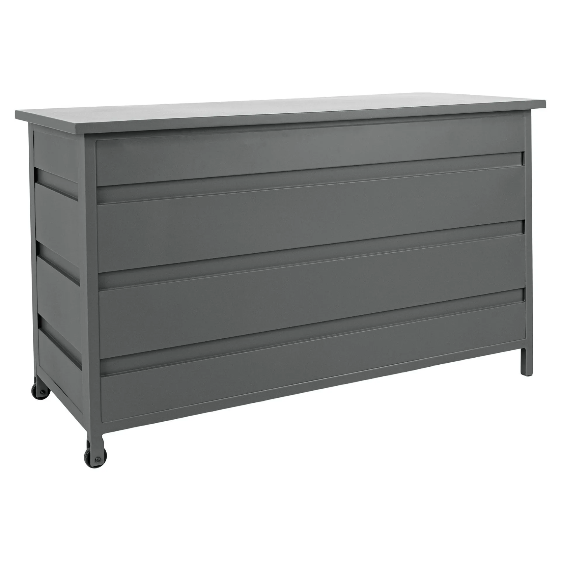 House Nordic e Aluminium Cassis-Kissenbox - Medium 130x60x75 cm
