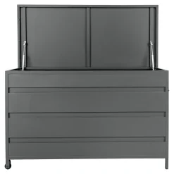 House Nordic e Aluminium Cassis-Kissenbox - Medium 130x60x75 cm