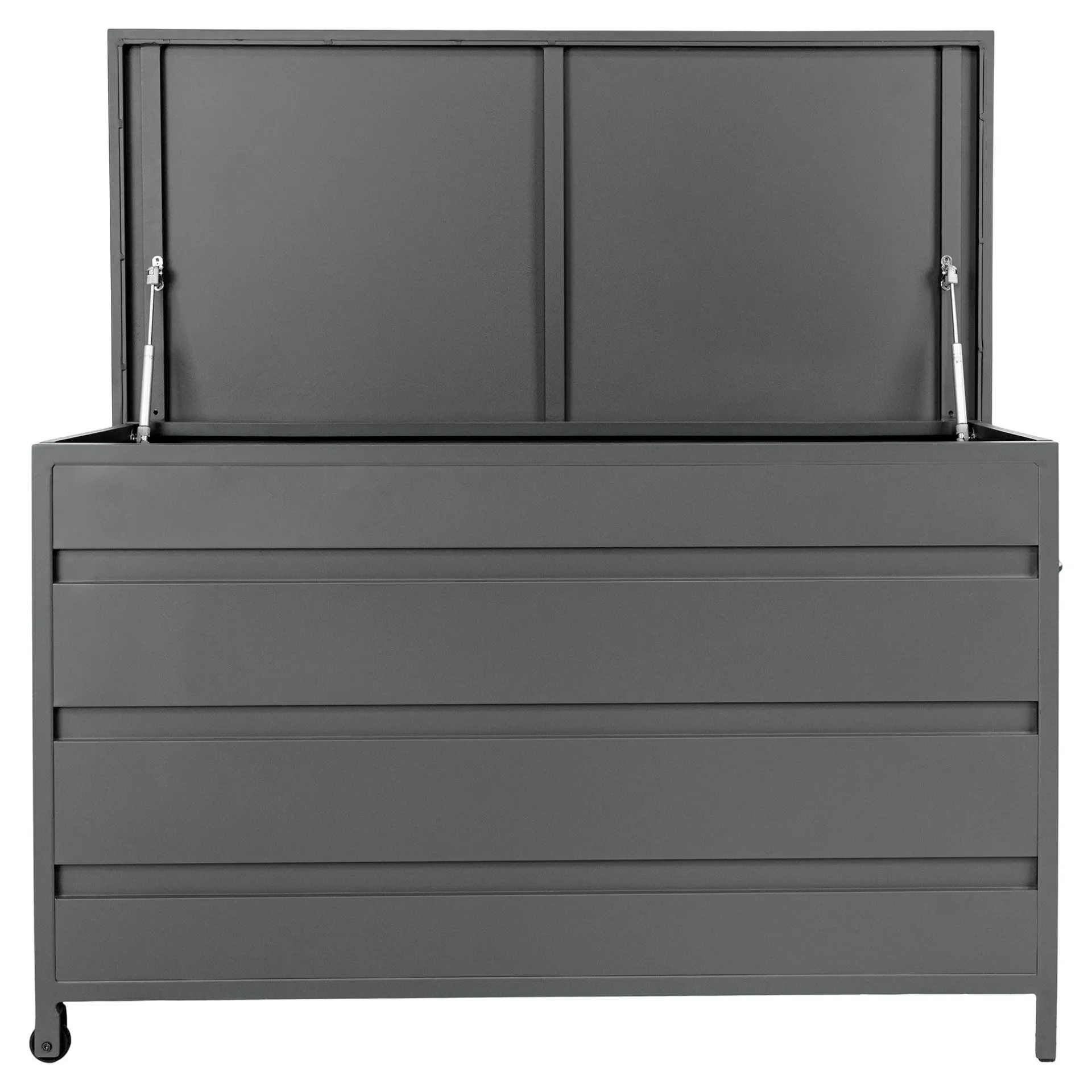 House Nordic e Aluminium Cassis-Kissenbox - Medium 130x60x75 cm