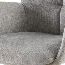 Rousseau er Drehsessel 'Lamor' | Stoff und Metallbeine | 86 x 62,5 x 61,5 cm