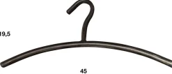 Emob Gunmetal Rundrohr Kleiderbügel