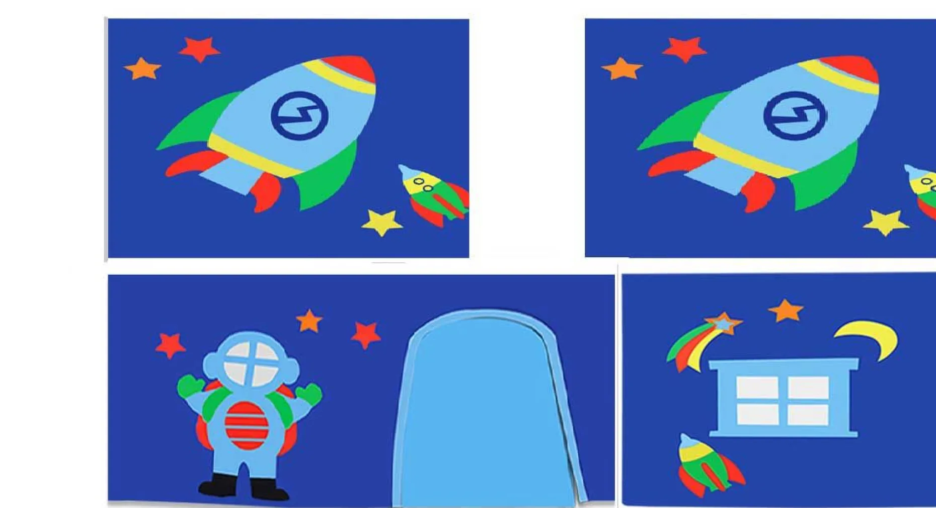 Halbhochbett Bett Charlotte mit Bettzelt und Tunnel Astro - weiß