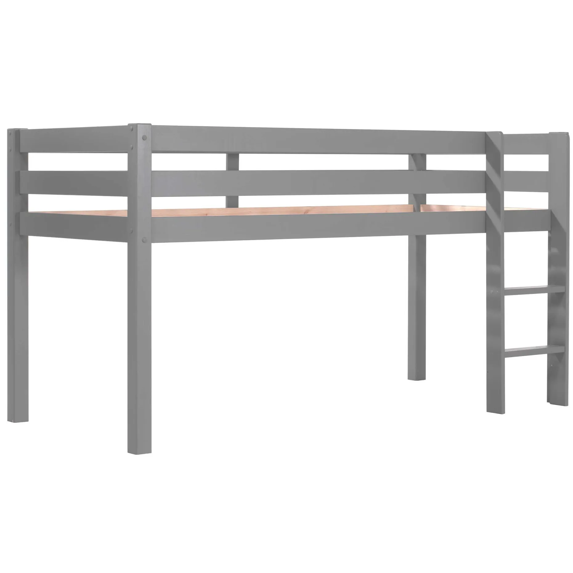Halbhochbett Charlotte - grau