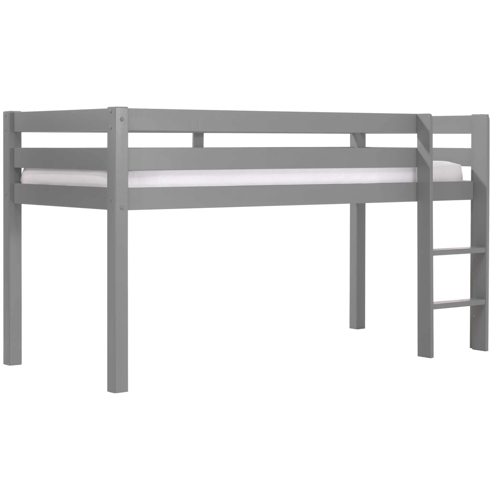 Halbhochbett Charlotte - grau