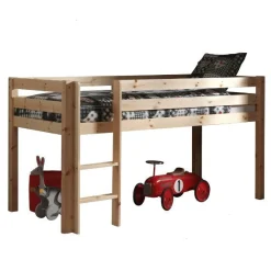 Halbhochbett Charlotte mit Spielzelt Pirates - Kieferholz